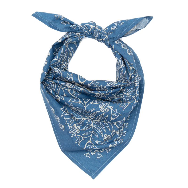 Handker Blue  Scarf