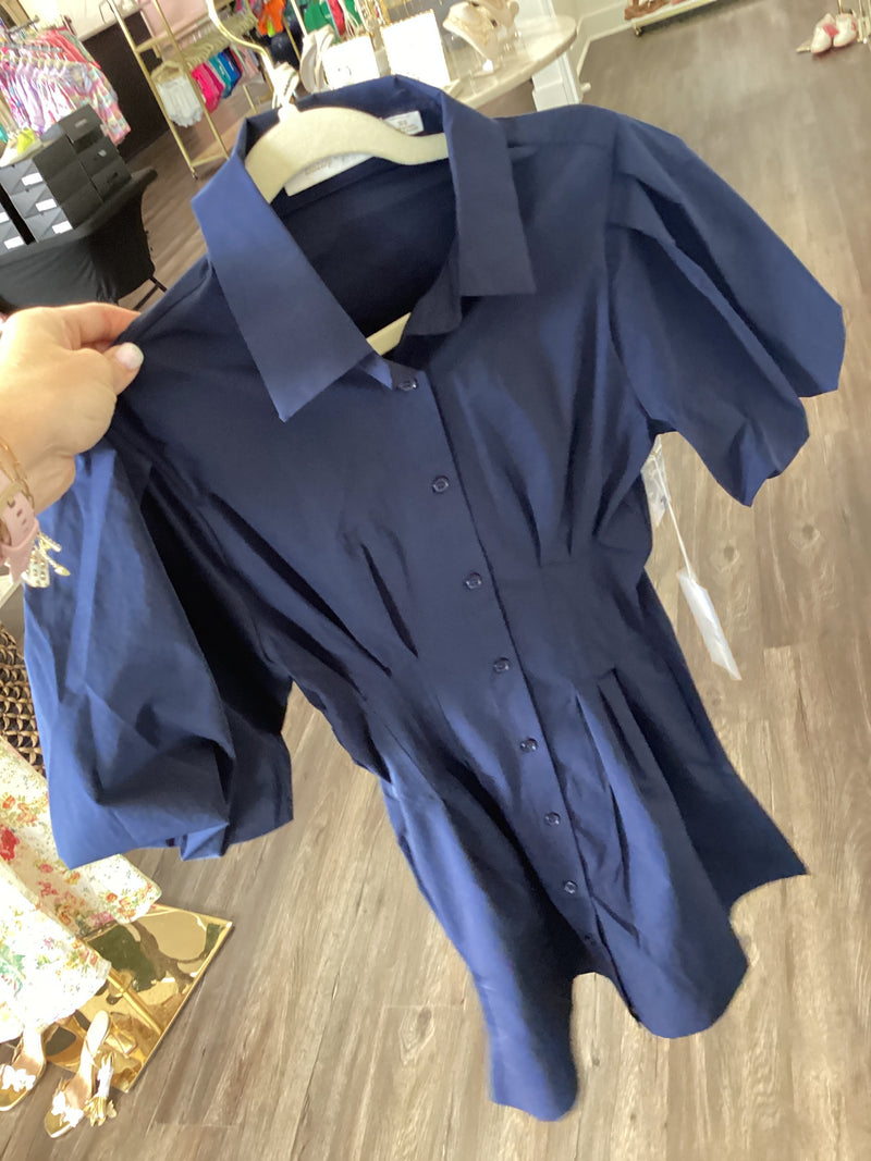 Bishop Young Jacquelin Bubble Sleeve Dress