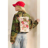 Camo Sequin Floral Jacket
