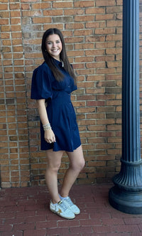 Bishop Young Jacquelin Bubble Sleeve Dress
