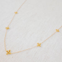 Mini cross bead necklace