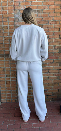 Modal Scuba piping pants- beige