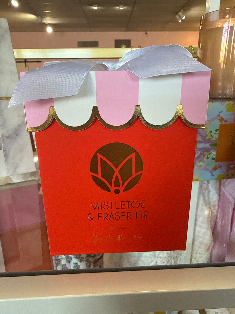 Mistletoe and Fraser Fir Candle