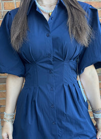 Bishop Young Jacquelin Bubble Sleeve Dress