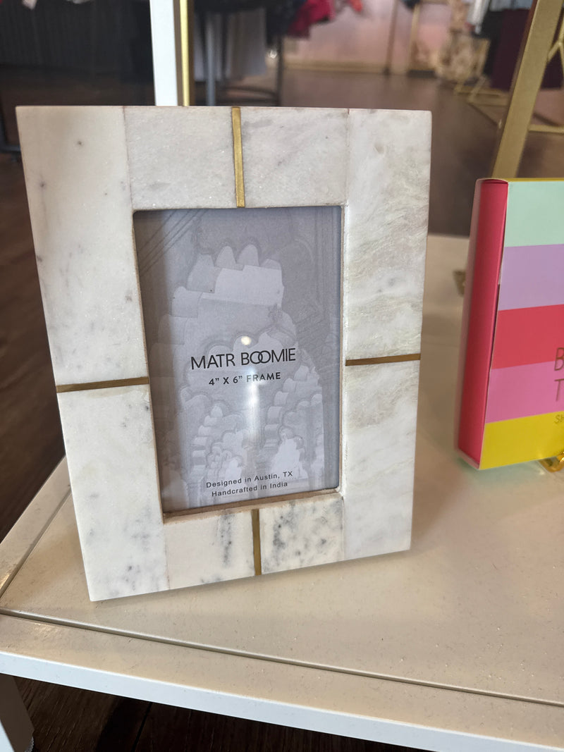 Stone with Brass Inlay 4x6