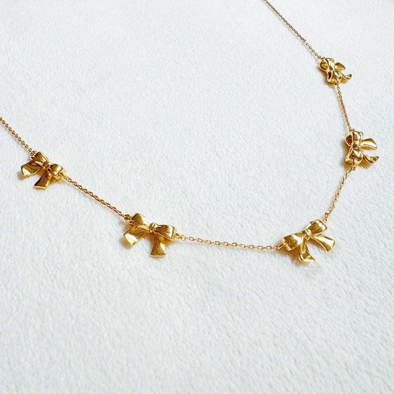 Bow Stacking necklace
