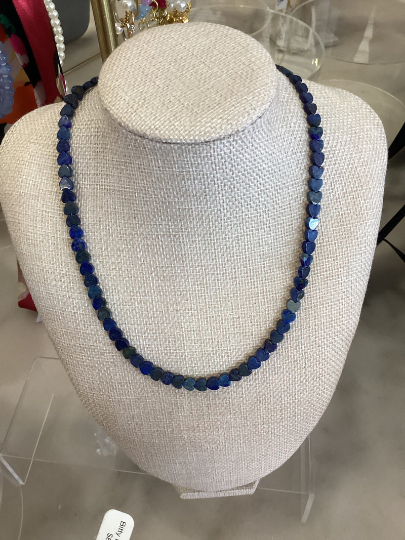 Kori Green all heart blue lapis necklace