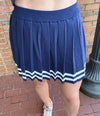 Navy League Sweater Skirt