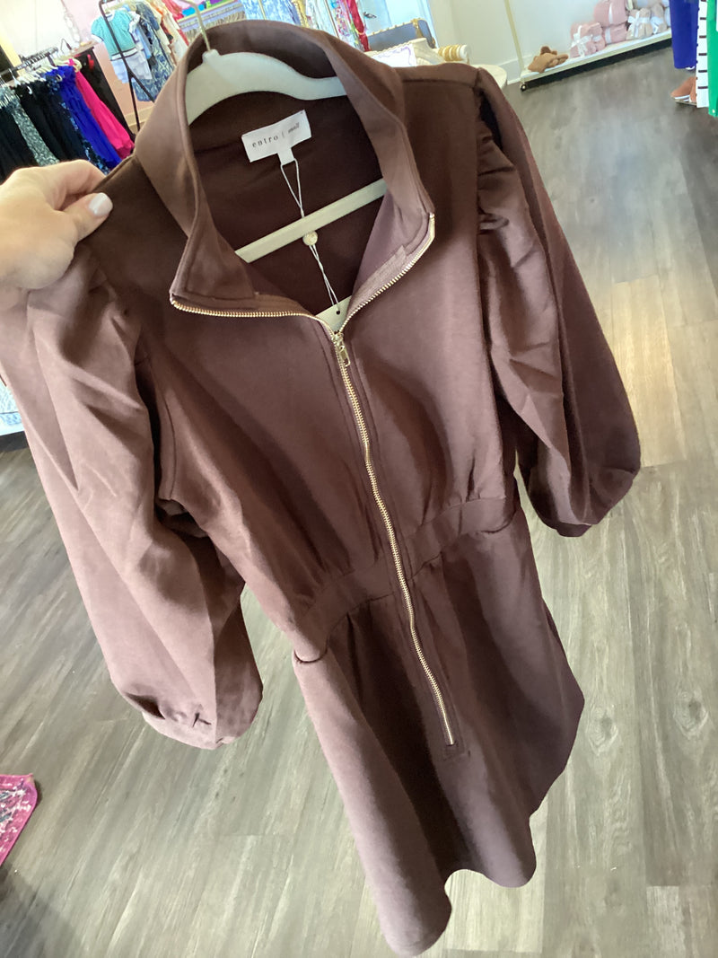 Entro Espresso Dress
