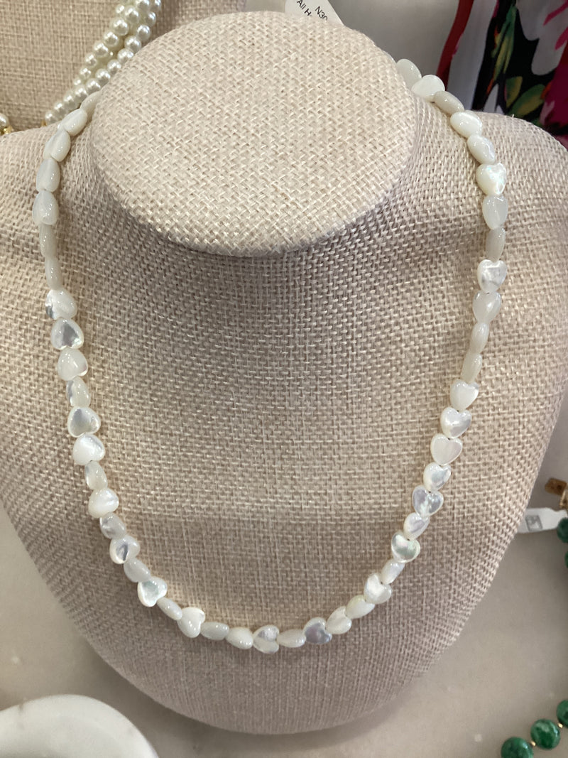Kori Green All Heart Mother of Pearl Necklace