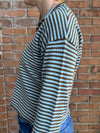 Mod Ref The Elisa Cardigan - Brown Stripe