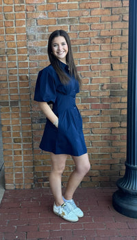 Bishop Young Jacquelin Bubble Sleeve Dress