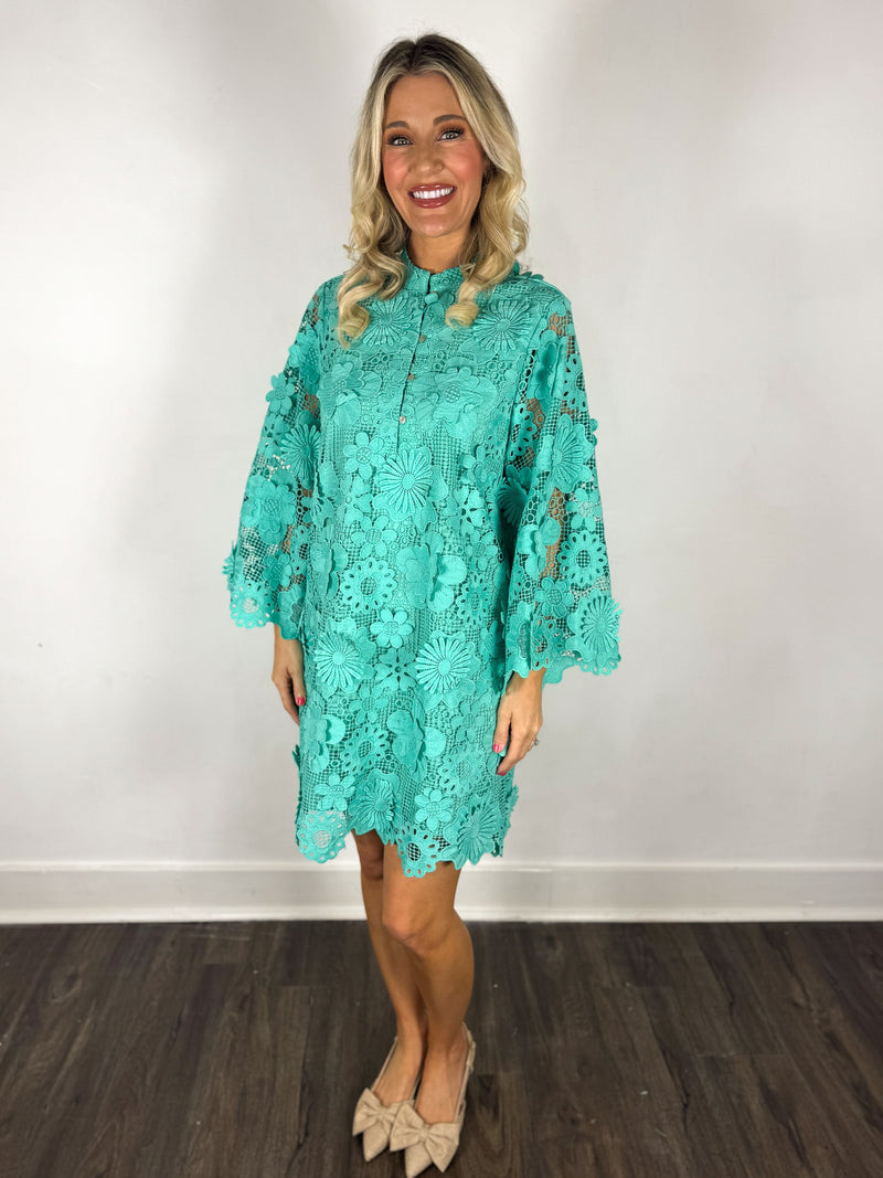 The Seraphina Dress - Teal