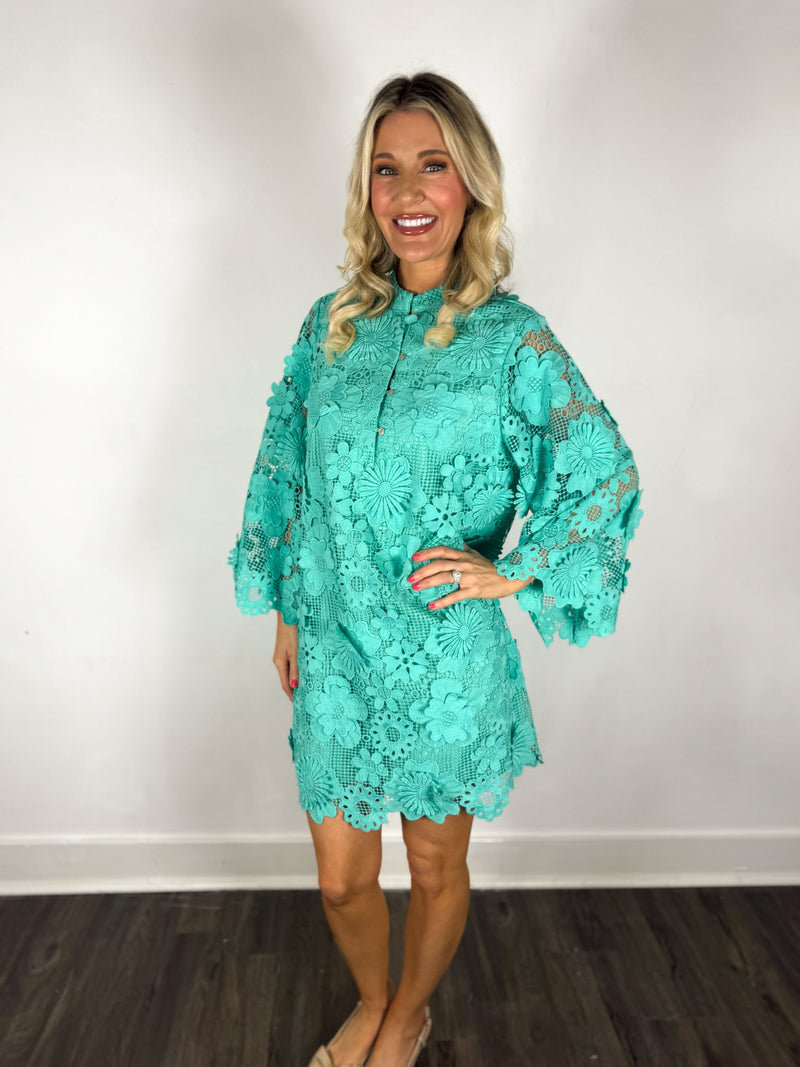 The Seraphina Dress - Teal
