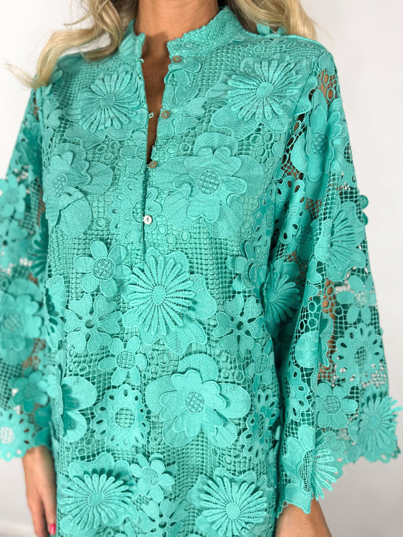 The Seraphina Dress - Teal