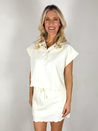 Tennis Girl Scalloped Skort