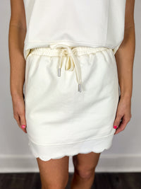 Tennis Girl Scalloped Skort