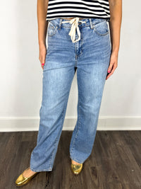 Off The Clock Drawstring Jeans