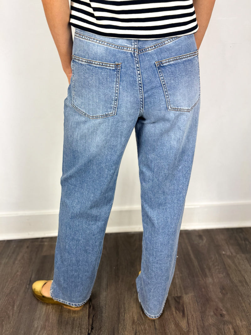 Off The Clock Drawstring Jeans