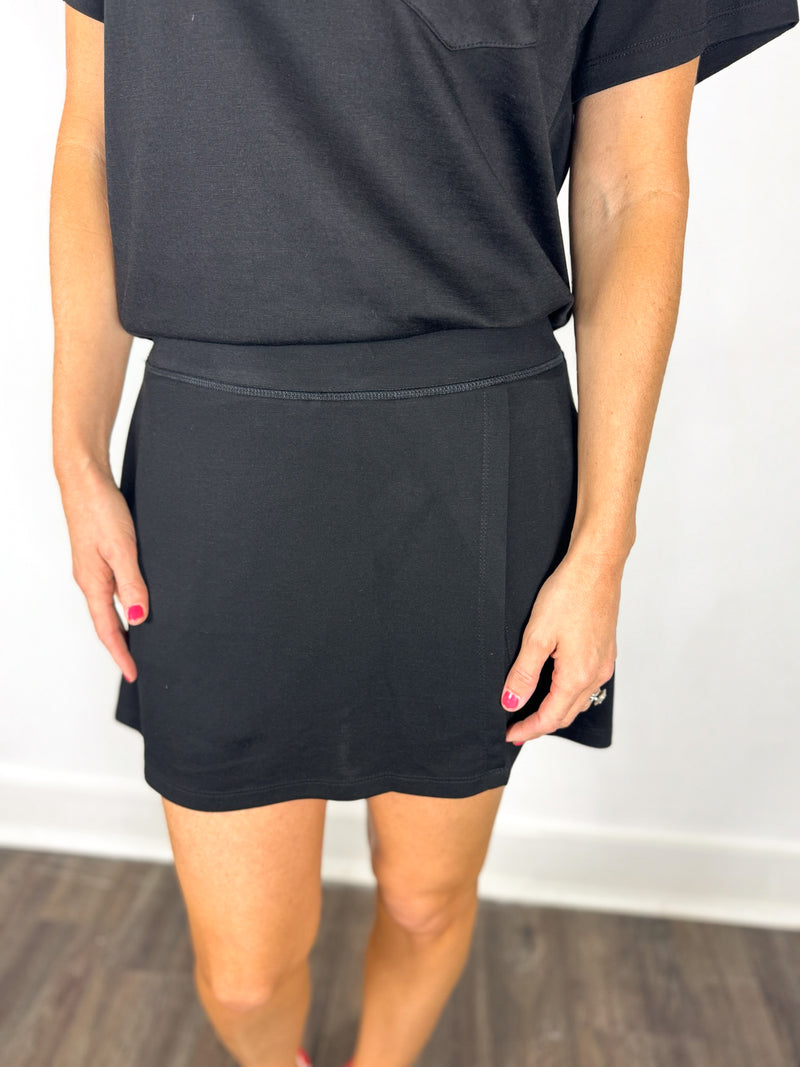 Ready Set Skort - Black