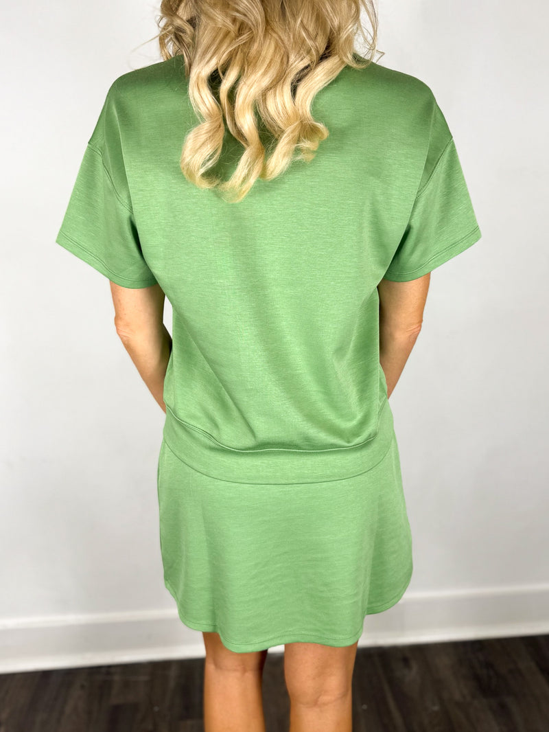 Ready Set Skort - Green