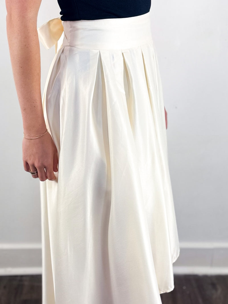 Tea Time High Low Midi Skirt
