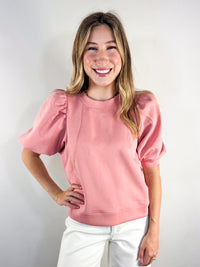 Fancy Knowing You Top - Salmon