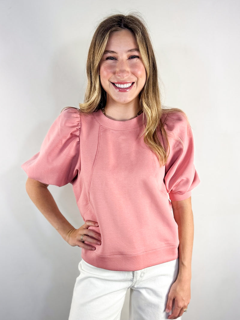 Fancy Knowing You Top - Salmon