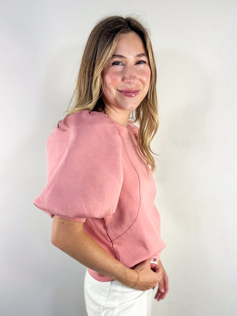 Fancy Knowing You Top - Salmon