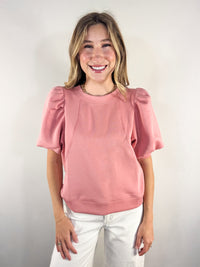 Fancy Knowing You Top - Salmon