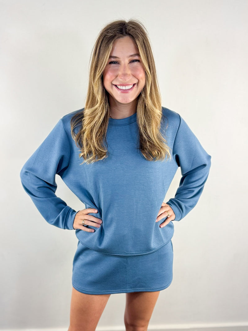 Ocean Drive Skort - Jean Blue