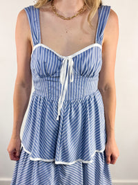 Sweet N' Stripes Midi Dress