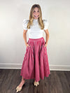 Girls Night Out Striped Skirt