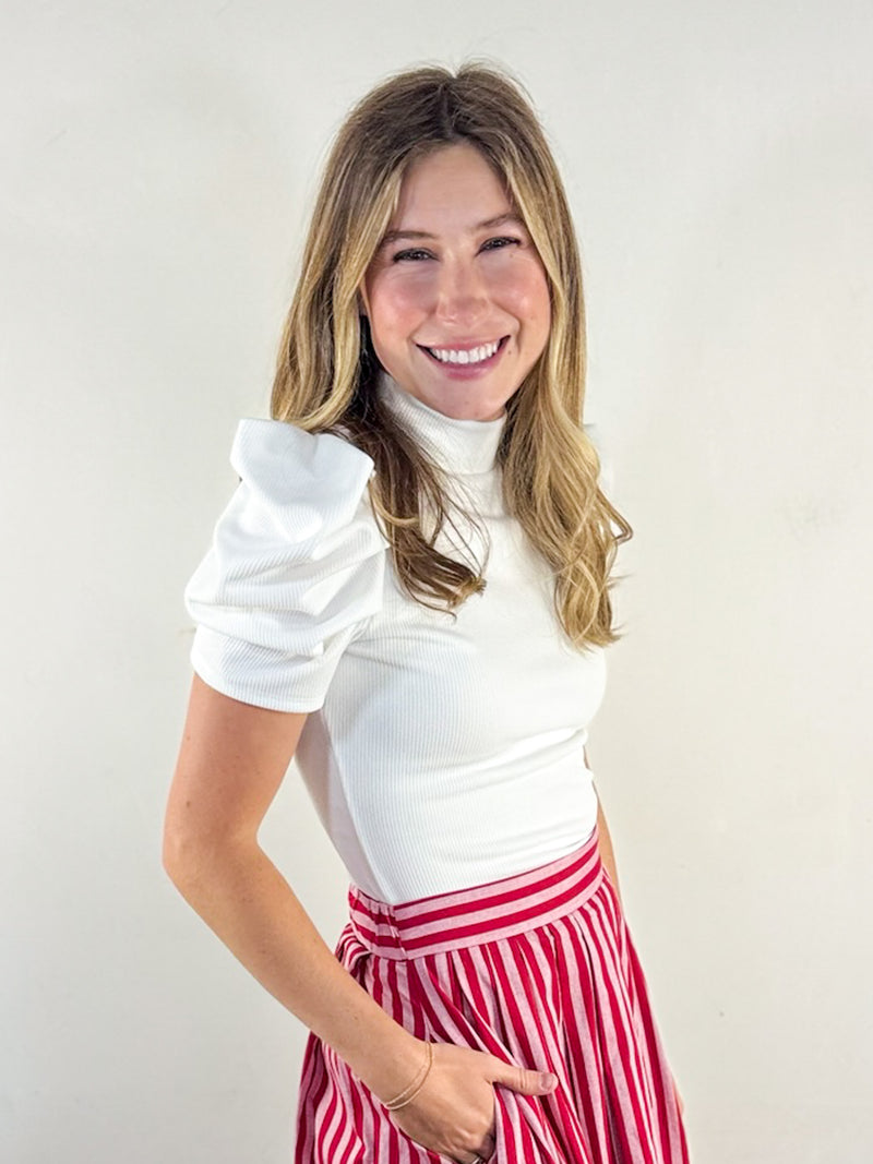 Tini Time Bodysuit - White