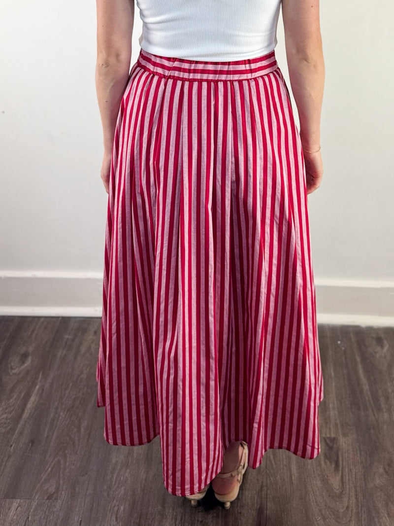 Girls Night Out Striped Skirt