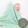 Golf Around Baby Muslin Blanket