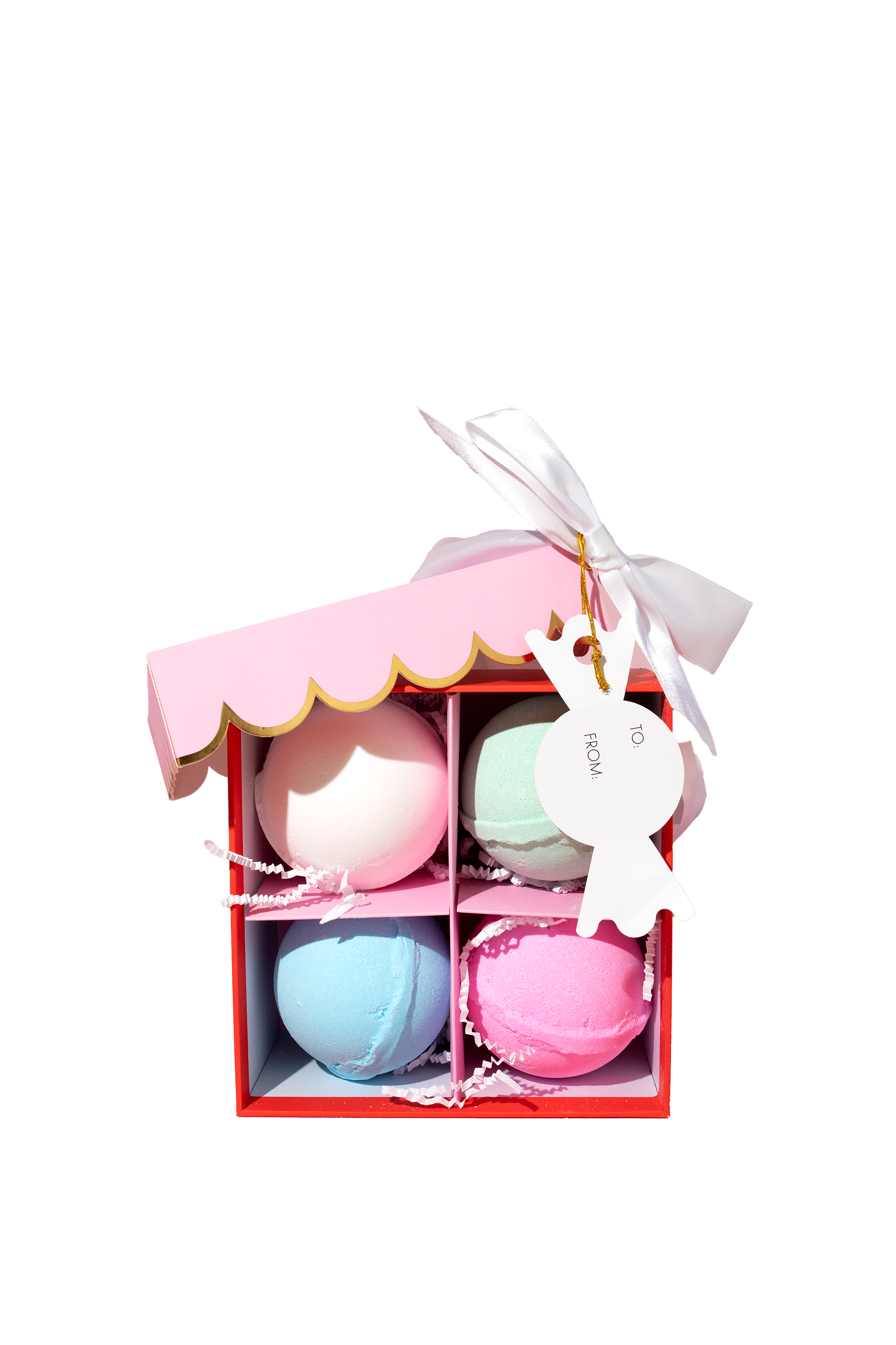 Christmas Scalloped Bath Balm Set