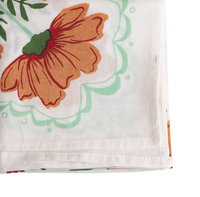 Handker White Floral Bandana Scarf
