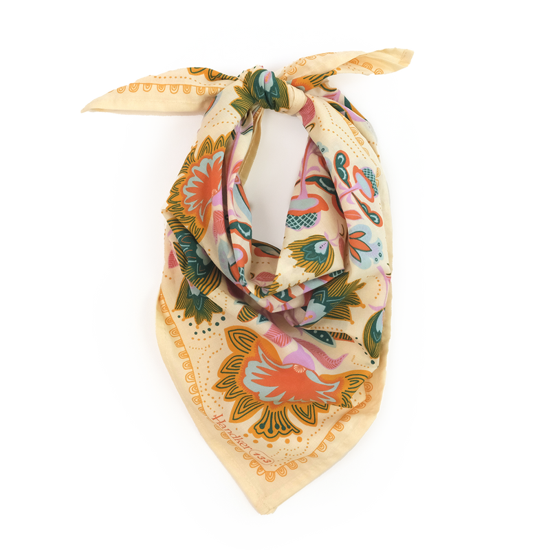 Handker Cream Bandana Scarf